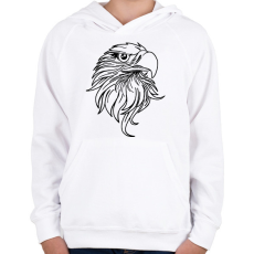 PRINTFASHION sas - Gyerek kapucnis pulóver - Fehér