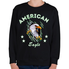 PRINTFASHION Sas - Gyerek pulóver - Fekete