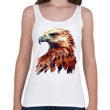 PRINTFASHION Sas - Női atléta - Fehér női trikó