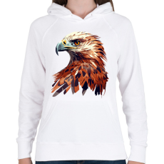 PRINTFASHION Sas - Női kapucnis pulóver - Fehér