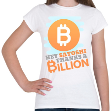PRINTFASHION satoshi - Női póló - Fehér női póló