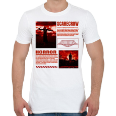 PRINTFASHION Scarecrow horror - Férfi póló - Fehér