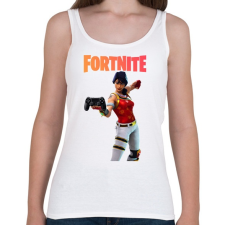PRINTFASHION Scarlet Defender Fortnite - Női atléta - Fehér női trikó