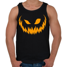 PRINTFASHION Scary face - Férfi atléta - Fekete atléta, trikó