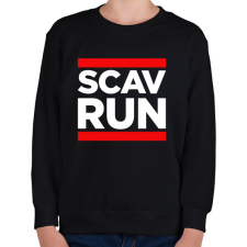 PRINTFASHION Scav Run - Gyerek pulóver - Fekete gyerek pulóver, kardigán