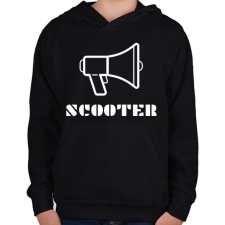 PRINTFASHION SCOOTER - Gyerek kapucnis pulóver - Fekete gyerek pulóver, kardigán