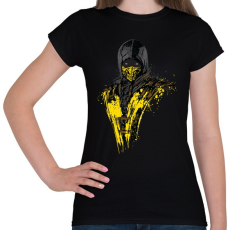 PRINTFASHION Scorpion - Női póló - Fekete