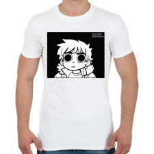 PRINTFASHION Scott Pilgrim - Férfi póló - Fehér férfi póló