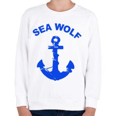 PRINTFASHION sea wolf - Gyerek pulóver - Fehér