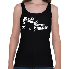 PRINTFASHION Sebhelyesarcú - Női atléta - Fekete