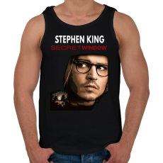 PRINTFASHION secret window - Férfi atléta - Fekete