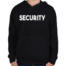 PRINTFASHION SECURITY - Gyerek kapucnis pulóver - Fekete