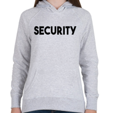 PRINTFASHION SECURITY - Női kapucnis pulóver - Sport szürke női pulóver, kardigán