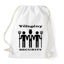 PRINTFASHION Security - Sportzsák, Tornazsák - Fehér tornazsák