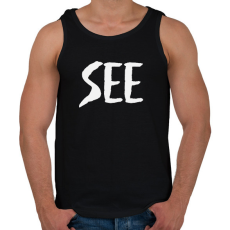 PRINTFASHION SEE - Férfi atléta - Fekete