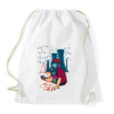 PRINTFASHION Segítség - Sportzsák, Tornazsák - Fehér tornazsák
