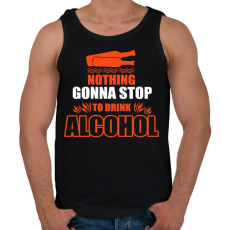 PRINTFASHION Semmi sem állíthat meg - Férfi atléta - Fekete