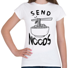PRINTFASHION Send noods - Női póló - Fehér