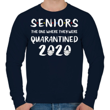PRINTFASHION Seniors - Férfi pulóver - Sötétkék férfi pulóver, kardigán