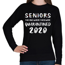 PRINTFASHION Seniors - Női pulóver - Fekete
