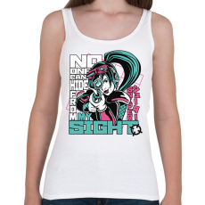PRINTFASHION Senkit nem tévesztek szem elől - Női atléta - Fehér
