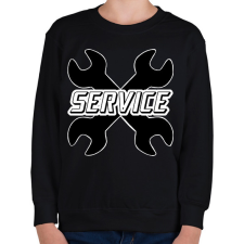 PRINTFASHION Service - Gyerek pulóver - Fekete gyerek pulóver, kardigán