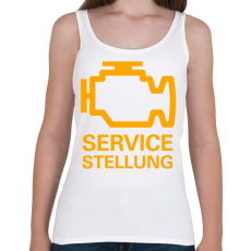 PRINTFASHION Service Stellung - Női atléta - Fehér