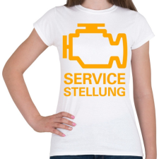 PRINTFASHION Service Stellung - Női póló - Fehér női póló