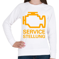 PRINTFASHION Service Stellung - Női pulóver - Fehér női pulóver, kardigán