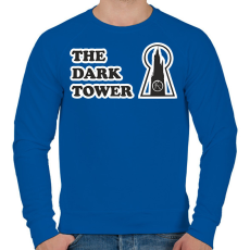 PRINTFASHION setét torony 1 - Férfi pulóver - Királykék
