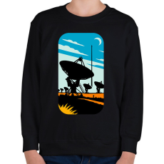 PRINTFASHION Seti - Gyerek pulóver - Fekete