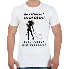PRINTFASHION sexel fekszel - Férfi póló - Fehér férfi póló