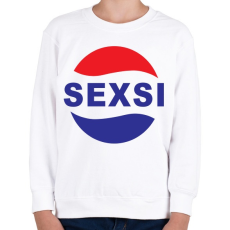 PRINTFASHION Sexsi - Gyerek pulóver - Fehér