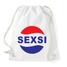 PRINTFASHION Sexsi - Sportzsák, Tornazsák - Fehér tornazsák