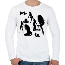 PRINTFASHION sexy woman.7 - Férfi hosszú ujjú póló - Fehér férfi póló