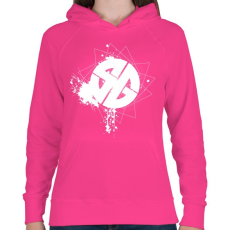 PRINTFASHION sgb1wh.png - Női kapucnis pulóver - Fukszia