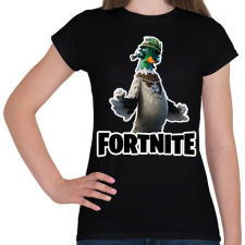 PRINTFASHION Sgt. Drake - fortnite - Női póló - Fekete női póló