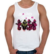 PRINTFASHION Sguid game - Nyerd meg az életed N9 - Férfi atléta - Fehér atléta, trikó
