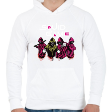 PRINTFASHION Sguid game - Nyerd meg az életed N9 - Férfi kapucnis pulóver - Fehér férfi pulóver, kardigán