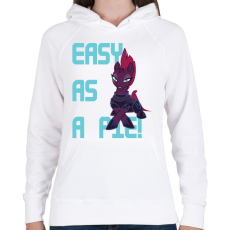 PRINTFASHION Shadow Tempest Menő Póni Ruci - Női kapucnis pulóver - Fehér