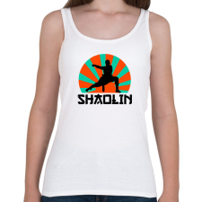 PRINTFASHION SHAOLIN - Női atléta - Fehér női trikó