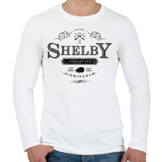 PRINTFASHION Shelby C. ltd - Férfi hosszú ujjú póló - Fehér