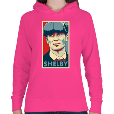 PRINTFASHION Shelby - Női kapucnis pulóver - Fukszia