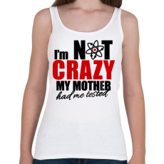 PRINTFASHION Sheldon Crazy - Női atléta - Fehér