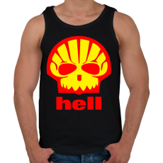 PRINTFASHION Shell - Férfi atléta - Fekete