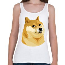 PRINTFASHION Shiba Inu kutyás mém - Női atléta - Fehér