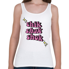 PRINTFASHION Shik Shak Shok - Női atléta - Fehér