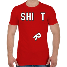 PRINTFASHION Shirt - Férfi póló - Piros férfi póló