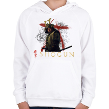 PRINTFASHION Shogun - Gyerek kapucnis pulóver - Fehér gyerek pulóver, kardigán