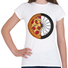 PRINTFASHION Sick riders crew - Női póló - Fehér női póló